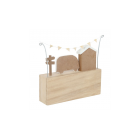 Wander Often Beach Hut Caravan Wooden Ornament